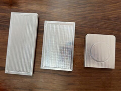 Galaxy Z Fold8, Galaxy Z Wide Fold e Galaxy Z Flip8, da sinistra a destra.