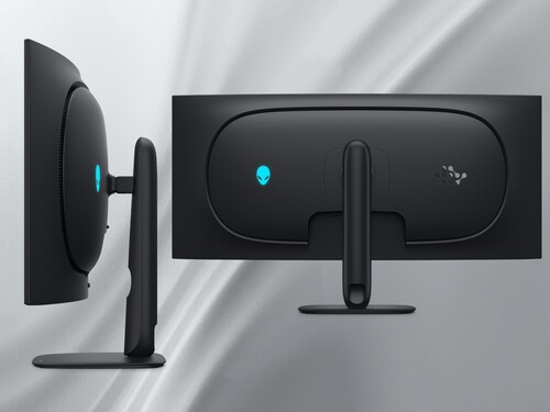 Lato e retro del monitor OLED Alienware AW3926QW 5K