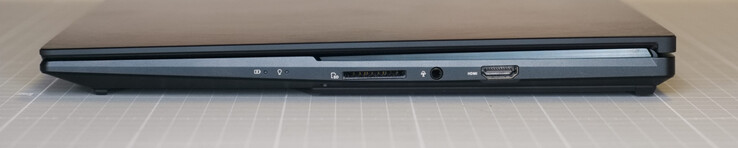 Lettore di schede SD, jack per cuffie da 3,5 mm, HDMI 2.1