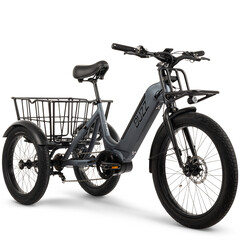 L&#039;e-trike Buzz Cerena T2 vanta una batteria da 500 Wh e offre un&#039;autonomia fino a 40 miglia (64,3 km) (Fonte: Buzz)