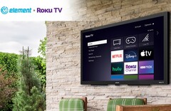 Il televisore Roku Outdoor Element è dotato di uno schermo antiriflesso che consente di visualizzarlo anche in piena luce solare. (Fonte: Roku)