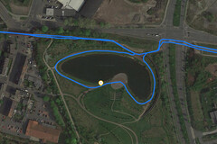 GPS Test: Samsung Galaxy Tab S5e – Pedalata intorno al lago
