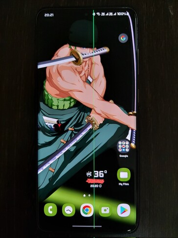 Galaxy S20 Plus linea verde (immagine via Twitter)