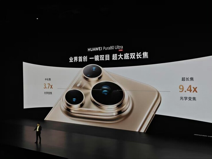 Teleobiettivo Huawei Pura 80 Ultra (fonte immagine: Ice Universe on X)