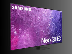 TV QLED Samsung 85 pollici QN90C ad angolo (Fonte: Best Buy)