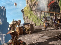 Un'immagine che mostra Styx e i nemici in Styx: Shards of Darkness, ora scontato del 93% su Steam.