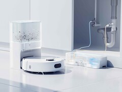 Il robot aspirapolvere e mocio Switchbot S10 è dotato di due docking station. (Fonte: Switchbot)