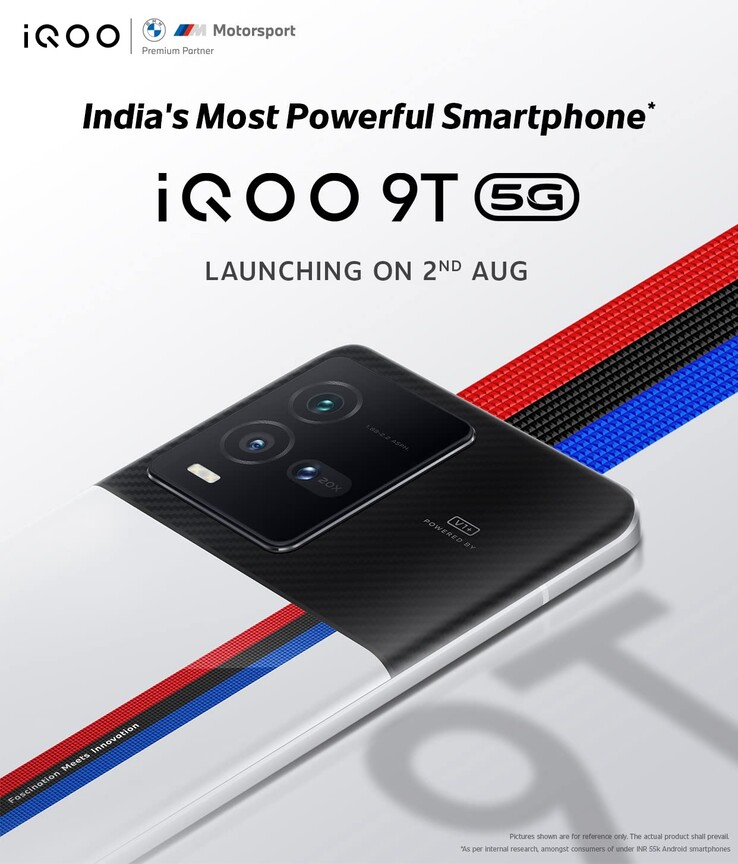 iQOO presenta il suo 9T come un nuovo smartphone di punta da battere con AnTuTu. (Fonte: iQOO)