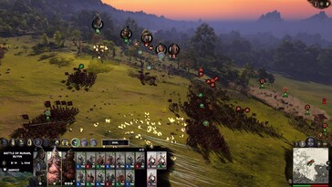 Un'immagine che mostra una battaglia in Total War: Three Kingdoms.