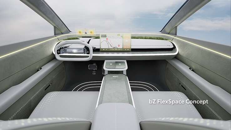 Il concept EV Toyota bZ FlexSpace. (Fonte: Toyota)