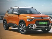 L'attuale Citroën Ë-C3 in India si presenta come una C3 leggermente più squadrata. (Fonte: Citroën)