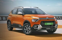 L'attuale Citroën Ë-C3 in India si presenta come una C3 leggermente più squadrata. (Fonte: Citroën)