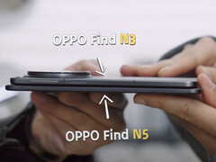 Si prevede che il OnePlus Open 2 adotterà lo stesso design ultrasottile dell'Oppo Find N5. (Fonte: Oppo)