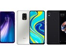 The Redmi Note 8, Note 9S, and Note 5 Pro have Android 11-based custom ROMs available for them. (Image source: Xiaomi - edited)