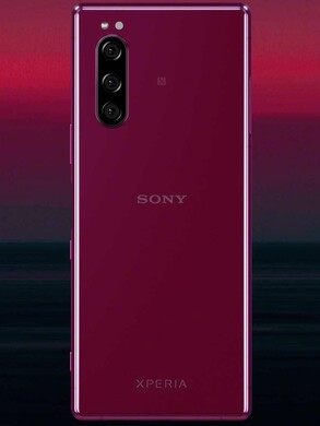 Sony Xperia 5 in rosso. (Fonte: Sony)