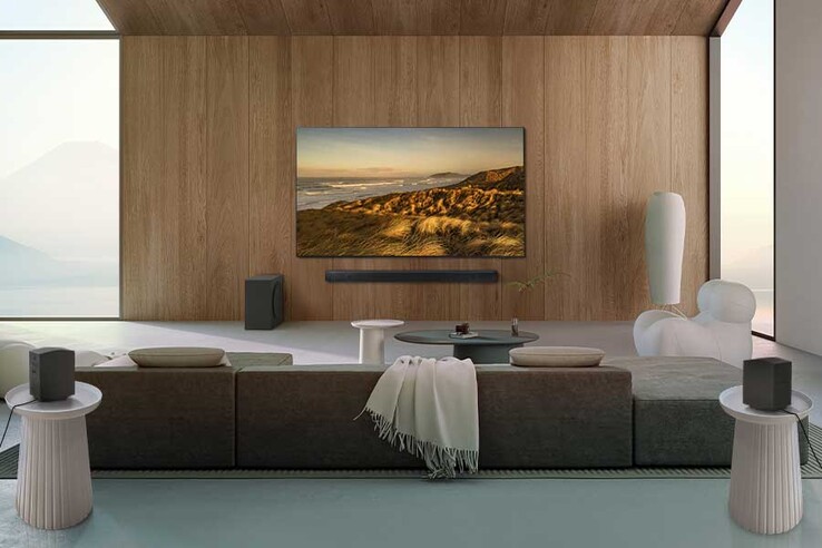 La soundbar Samsung HW-Q995D 2024. (Fonte: Samsung)