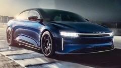 È stato dimostrato che la Lucid Air Sapphire è in grado di battere una Tesla Model S Plaid di serie su una pista di accelerazione senza sudare. (Fonte: Lucid)