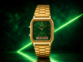 L’orologio Casio AQ-230GA-3AMQY presenta un design dai toni dorati