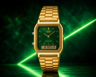 L’orologio Casio AQ-230GA-3AMQY presenta un design dai toni dorati
