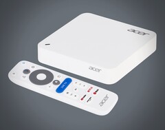 L&#039;ultimo set-top box di Acer combina Google TV con un&#039;ampia gamma di opzioni di connettività. (Fonte: Acer)