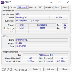 Scheda madre CPU-Z