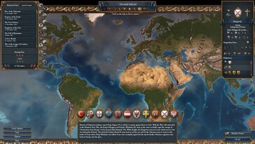 Nella foto, uno screenshot del gameplay di Europa Universalis IV: Una schermata di gameplay di Europa Universalis IV.