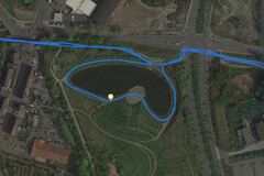 GPS test: Google Pixel 3a XL – Pedalata intorno al lago
