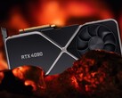 Il TGP presunto della GeForce RTX 4090 è un aumento di temperatura di 600 W. (Fonte immagine: Nvidia (RTX 3090)/Unsplash - modificato)