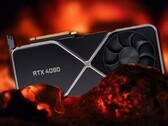 Il TGP presunto della GeForce RTX 4090 è un aumento di temperatura di 600 W. (Fonte immagine: Nvidia (RTX 3090)/Unsplash - modificato)
