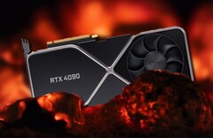 Il TGP presunto della GeForce RTX 4090 è un aumento di temperatura di 600 W. (Fonte immagine: Nvidia (RTX 3090)/Unsplash - modificato)