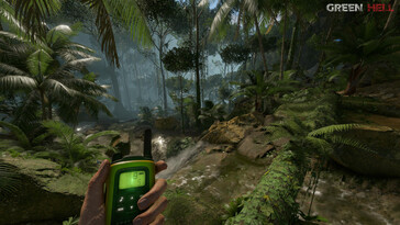 Un'immagine che mostra un ambiente nel Green Hell.