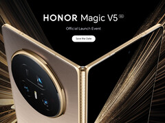 Il Magic V5 sarà lanciato in Malesia il 15 luglio. Nella foto: un'immagine promozionale del telefono pieghevole. (Fonte immagine: Honor)