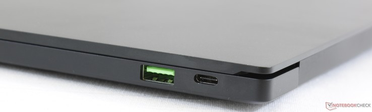 Destra: USB Type-A 3.1, Thunderbolt 3
