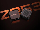 Lo ZR535 è alimentato dal Ryzen 5 3501U, introdotto di recente ma ormai datato. Nella foto: un’immagine promozionale che mostra la parte superiore e quella inferiore del mini PC.