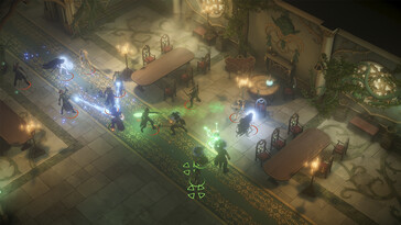 Un'immagine che mostra una battaglia in Pathfinder: Kingmaker - Enhanced Plus Edition.