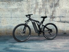 La bici elettrica RunDeer Starry Sky ha un telaio in fibra di carbonio. (Fonte: Indiegogo)