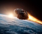 L'asteroide 2024 YR4 potrebbe entrare in collisione con la Luna nel 2032. Impressione artistica di un asteroide che si avvicina al pianeta Terra. (Fonte immagine: mathiasalvez, Adobe Stock)