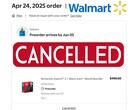 Walmart ha cancellato il pre-ordine di Switch 2 (Fonte immagine: screenshot, Walmart con modifiche)