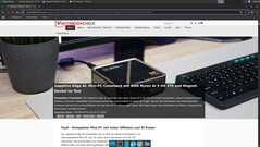 La navigazione web funziona, ma l'UNO Q si blocca subito a pieno carico (fonte: Notebookcheck)