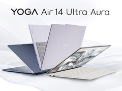 Lo Yoga Air 14 Ultra Aura è disponibile in diverse opzioni di colore.