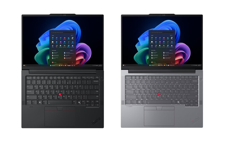 Il ThinkPad E14 Gen 8 Intel sarà disponibile in due colori, ma non in tutti i mercati.