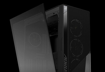 Il pannello laterale è facilmente rimovibile (Fonte: Gigabyte)