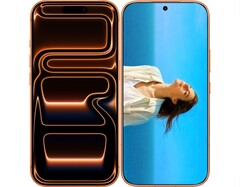 iPhone 17 Pro (a sinistra) accanto a Honor 600 (a destra).