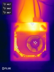 Peladn HO5 durante il test di stress (lato inferiore)