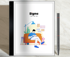 Il Bigme inkNote Color+ è dotato di un display E Ink a colori Kaleido 3, che promette colori più vividi e saturi. (Immagine via Bigme)