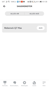 Il Roborck Q7 Max si collega rapidamente con Alexa