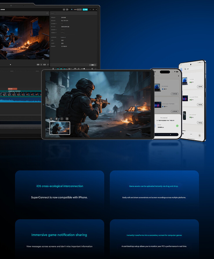 La funzione di connettività incrociata di Y700 Gen 5 - tradotto a macchina
