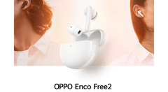 Le nuove gemme Enco Free2. (Fonte: OPPO)