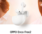 Le nuove gemme Enco Free2. (Fonte: OPPO)