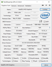 GPU-Z GPU Intel